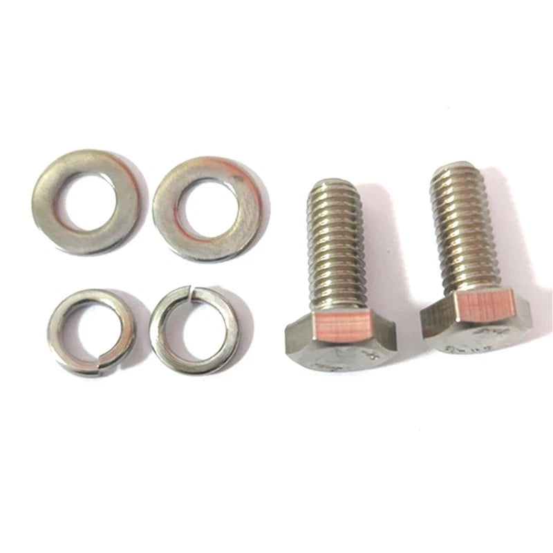 Brass M8 Battery Terminal Connector with Screws for Universal Fit