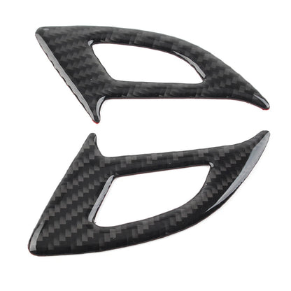 Carbon Fiber Black 2 x Car Door Switch Panel Covers for Chevrolet Equinox (2017-2022)