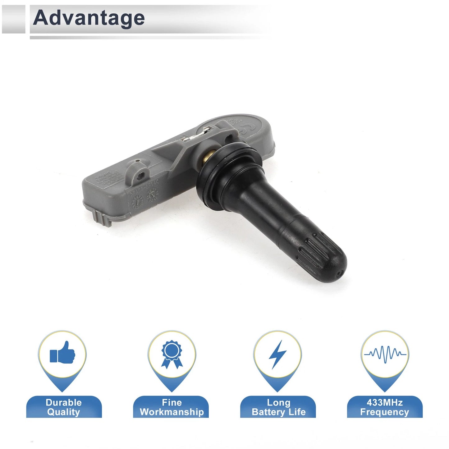 Tire Pressure Sensor 433Mhz for Dodge Charger (2011-2014) 1 x Unit