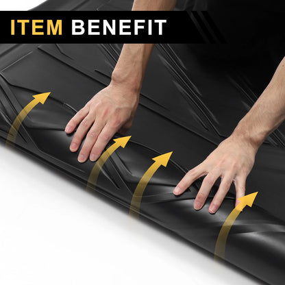 Cargo Liner Rear Trunk Mat for BMW 5-Series (2011-2016) Diamond Pattern TPE