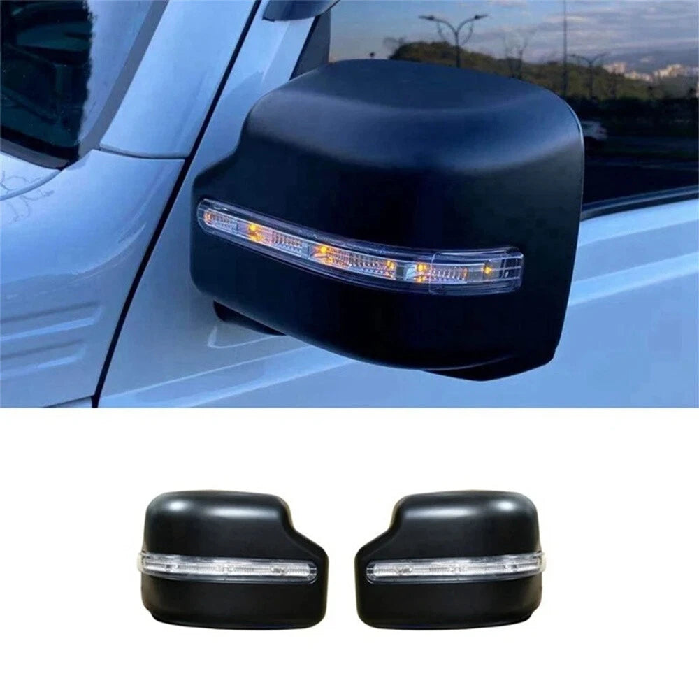 Rear View Mirror Cover w/ LED Turn Light for 2019-2023 Suzuki Jimny