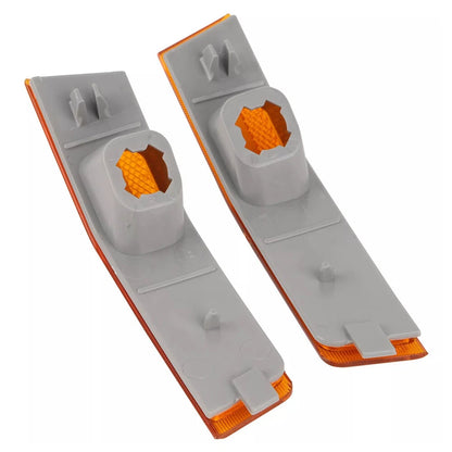 Amber Front Bumper Side Marker Light Shells for Lincoln MKX (2007-2010)