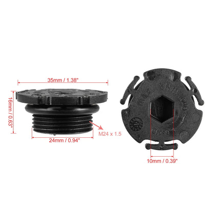 8pcs ABS Engine Oil Drain Plug Replacement for BMW 320i (2013-2015)