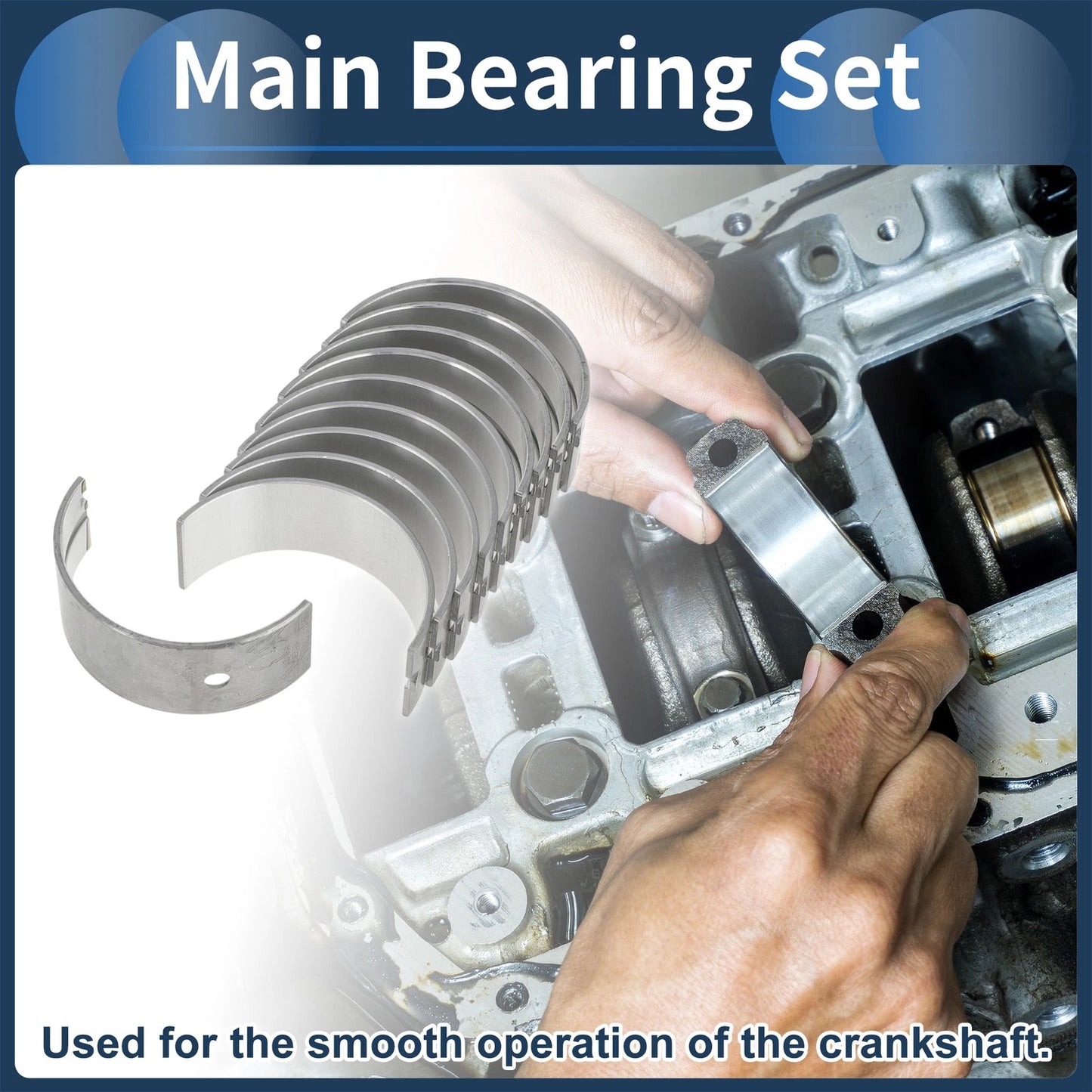 Main Bearing Set for TOYOTA LAND CRUISER (1983–2006)