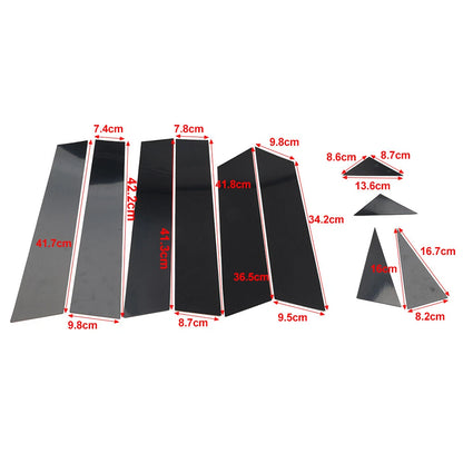 Pillar Post Set Door Window Trim Covers for Mazda CX-5 (2017-2024)