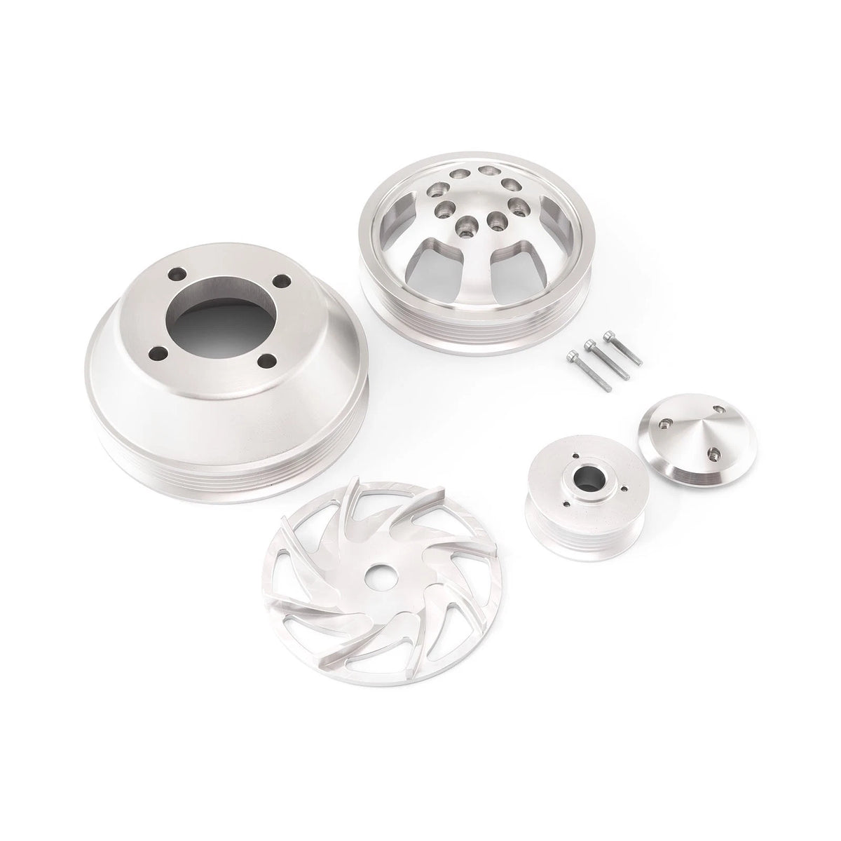 Billet Aluminum Pulley Kit for Ford SB 289 302 351W 351C