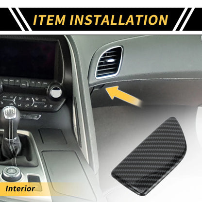 Carbon Fiber Glove Box Handle Switch Cover Trim for Ford Maverick (2022-2024)