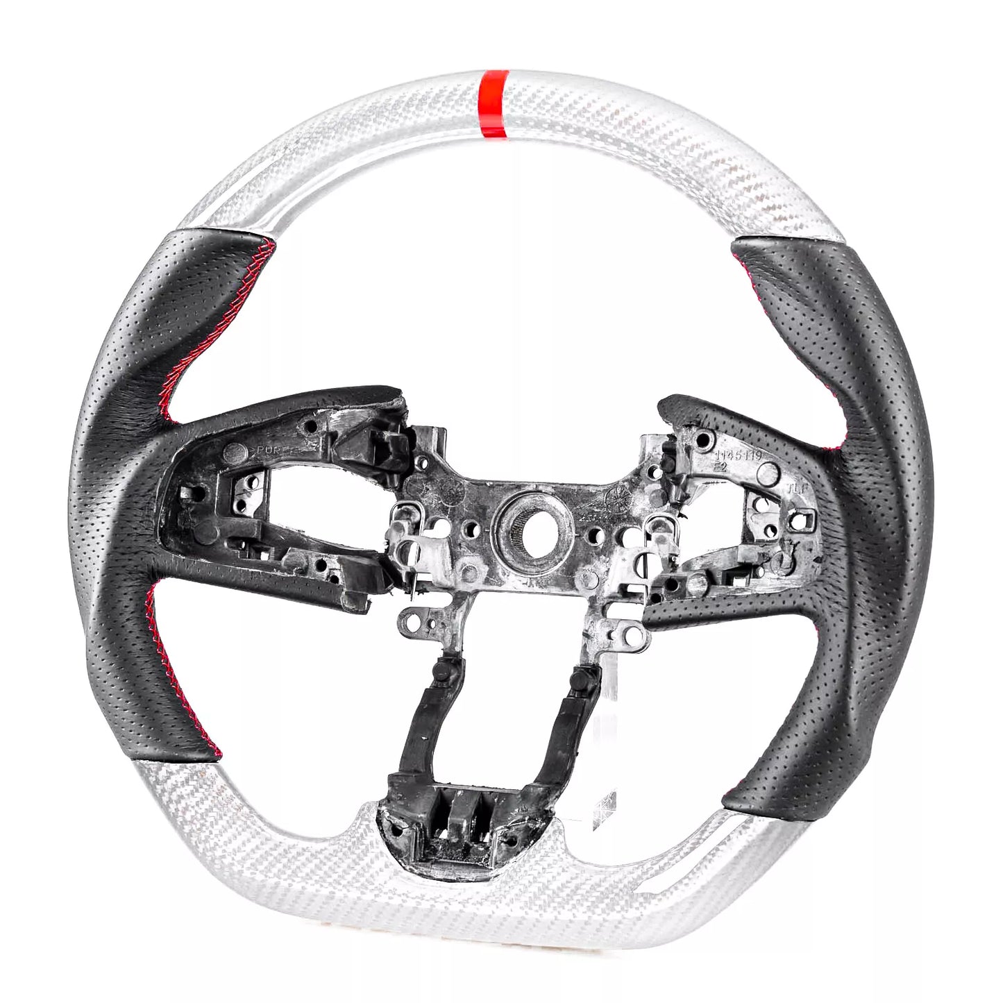 Silver Carbon Fiber Steering Wheel for Honda CR-V (2017-2022)