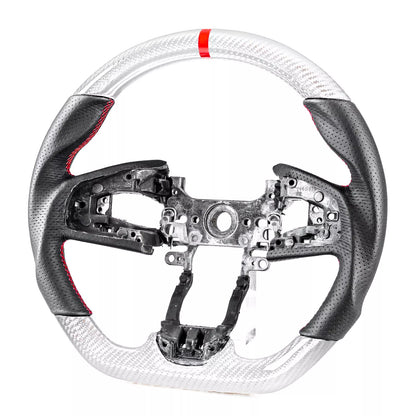 Silver Carbon Fiber Steering Wheel for Honda CR-V (2017-2022)