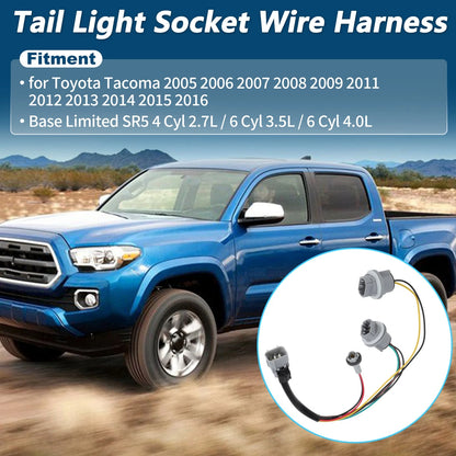 Tail Light Bulb Socket Wiring for Toyota Tacoma (2005–2009,2011–2016)