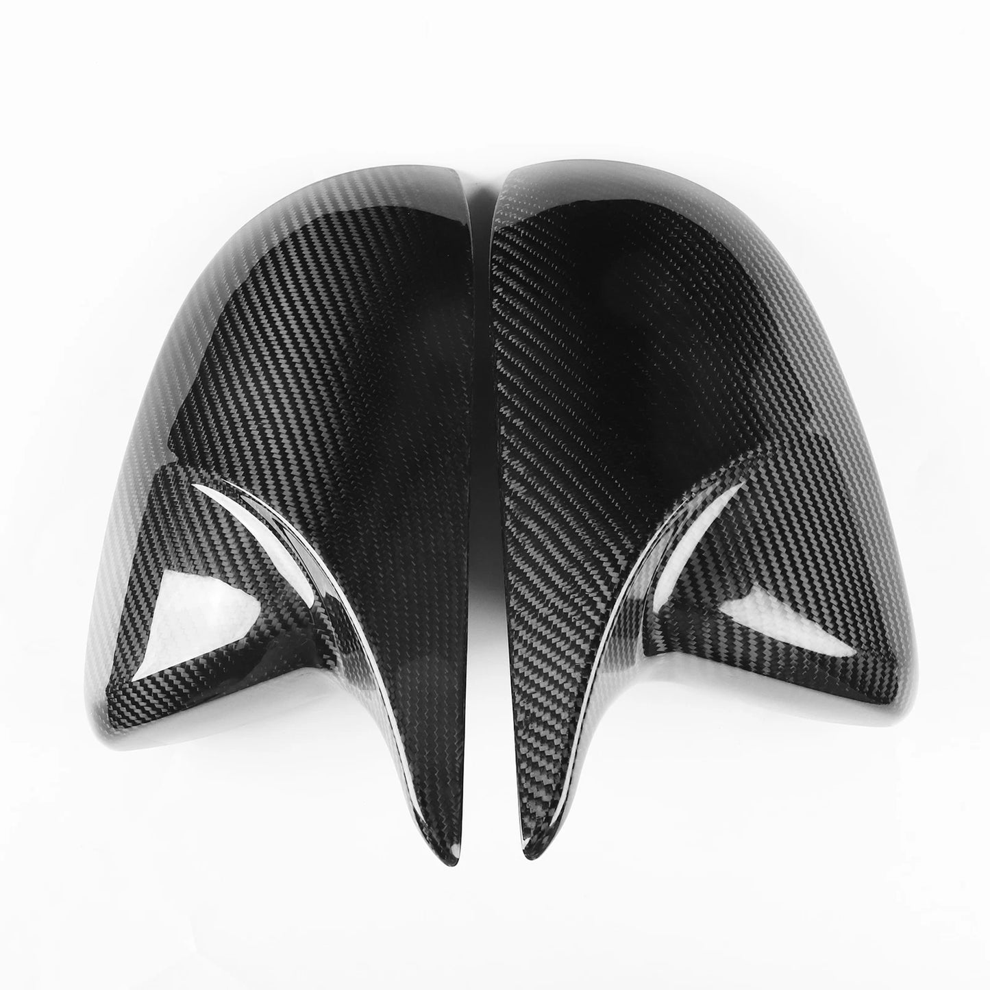 2 x Carbon Fiber Rearview Mirror Covers for Mazda 3 Axela (2010-2013)