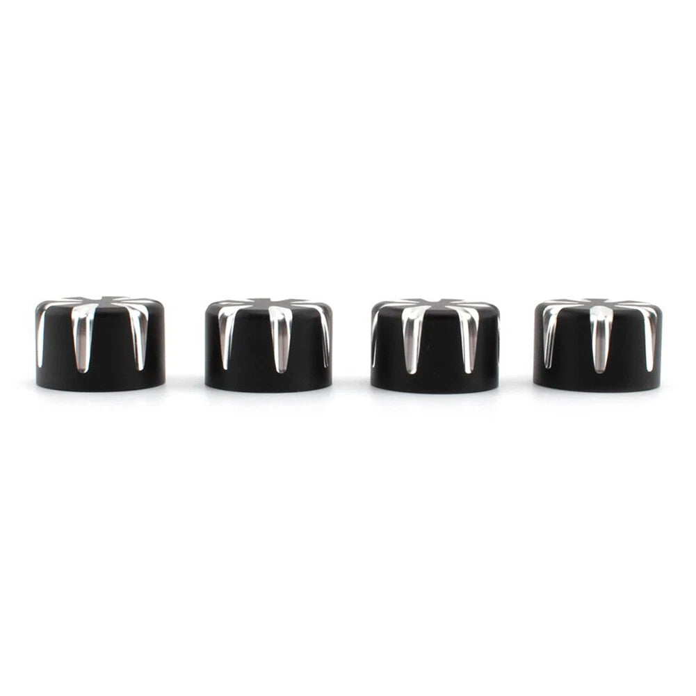 4 Pcs Aluminum Head Bolt Cover Caps for T120 Thruxton Scrambler (2016-2023)