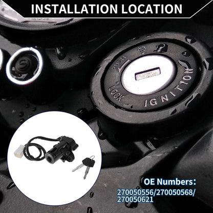 Ignition Key Switch 1 Set for Kawasaki ZX1000 Ninja 1000 (2011–2018)