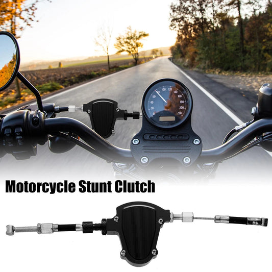CNC Aluminum Alloy Stunt Clutch Cable for Motorcycle Black