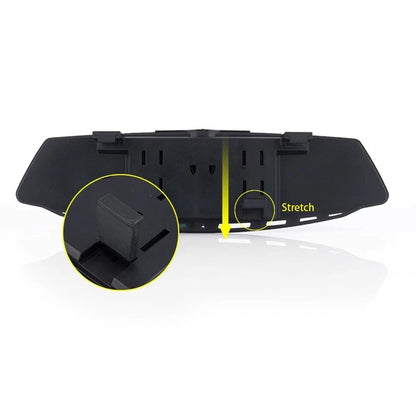 Adjustable Wide Long Rear View Interior Car Mirror for Universal Fit