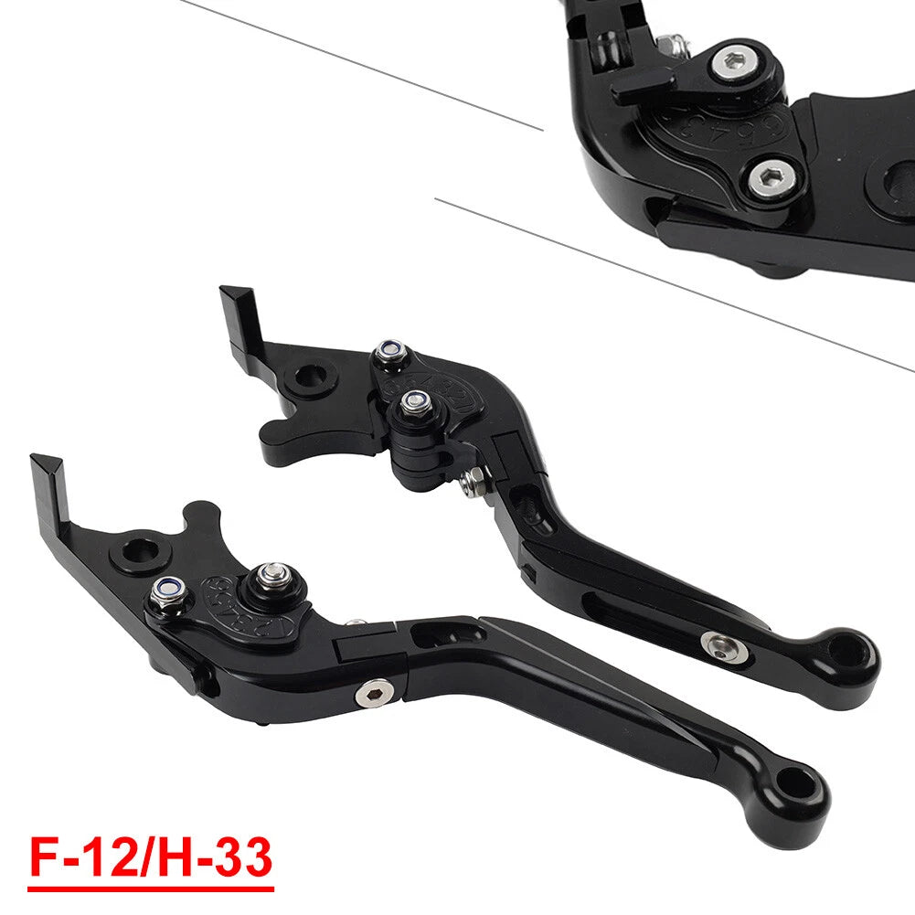CNC Black Extendable Brake Clutch Levers for Honda VFR1200/F (2010-2014)
