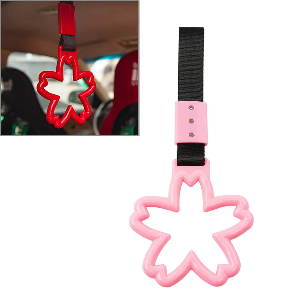 Cherry Blossom Shaped Ring Handle Strap for Train Bus