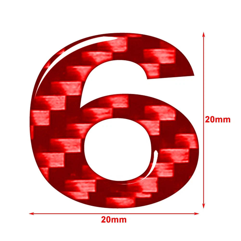 6 x Window Door Wall Car Badge Emblem Decals Stickers for Make & Model