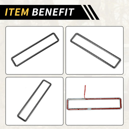 Emergency Light Switch Panel Trim for Jeep Wrangler JK (2011-2017) Black