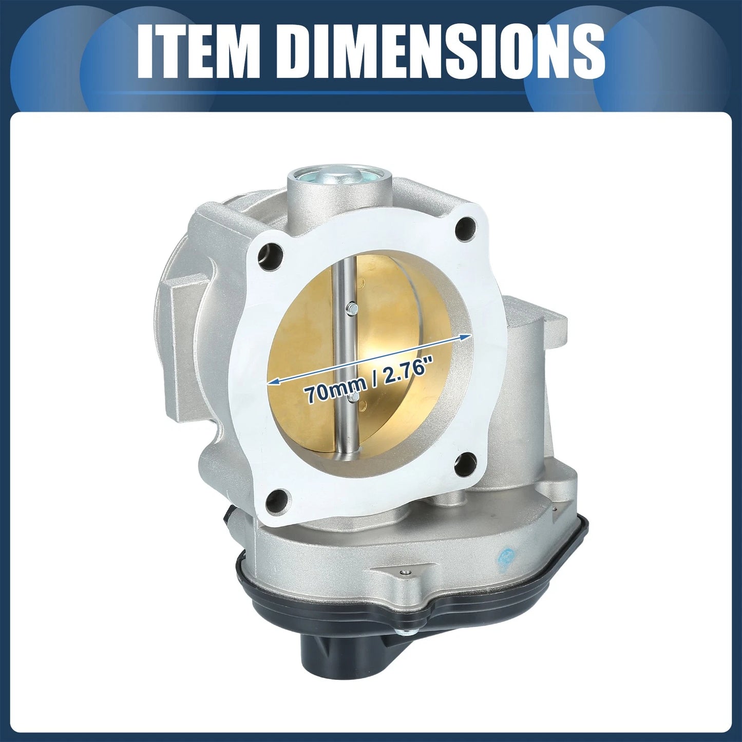 Throttle Body Actuator for Ford E-150 2007-2014, Aluminum Alloy