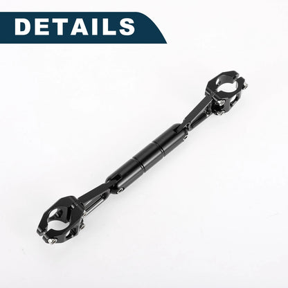 Cross Bar / 1 Set / Adjustable Handlebars for Motorcycle Black