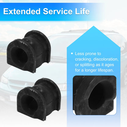 Black Stabilizer Sway Bar Bushings for Honda Accord (2018-2023)