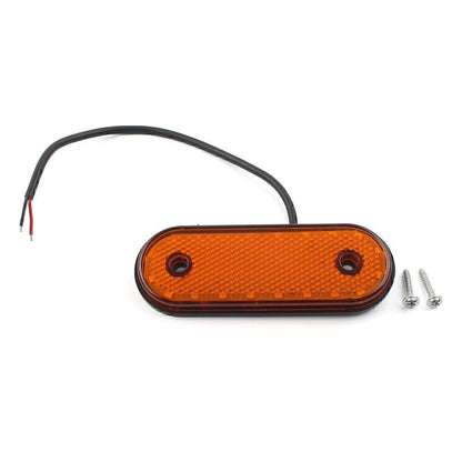 LED Oval Side Marker Indicator Light for Trailer Truck Lorry Van (2010-2023)