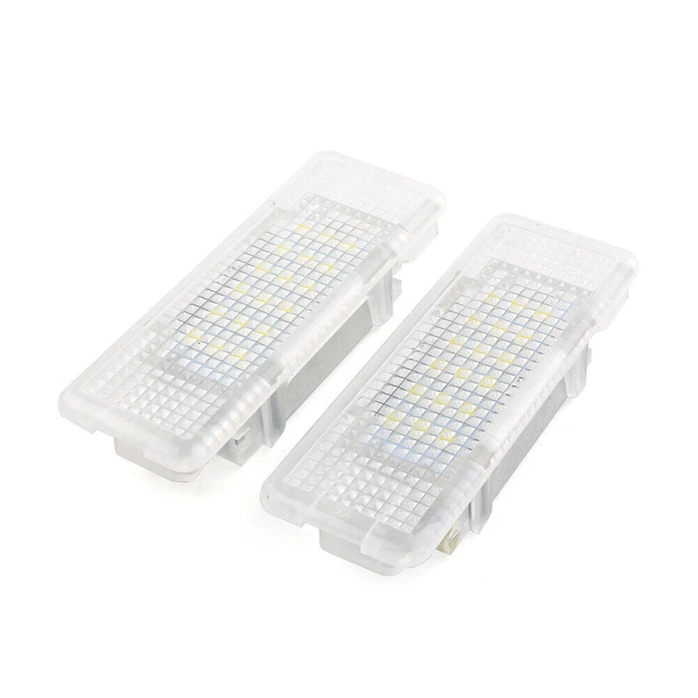 2 x White LED Door Courtesy Lights for BMW E53 X5, E39, Z8, E52 (2000-2006)