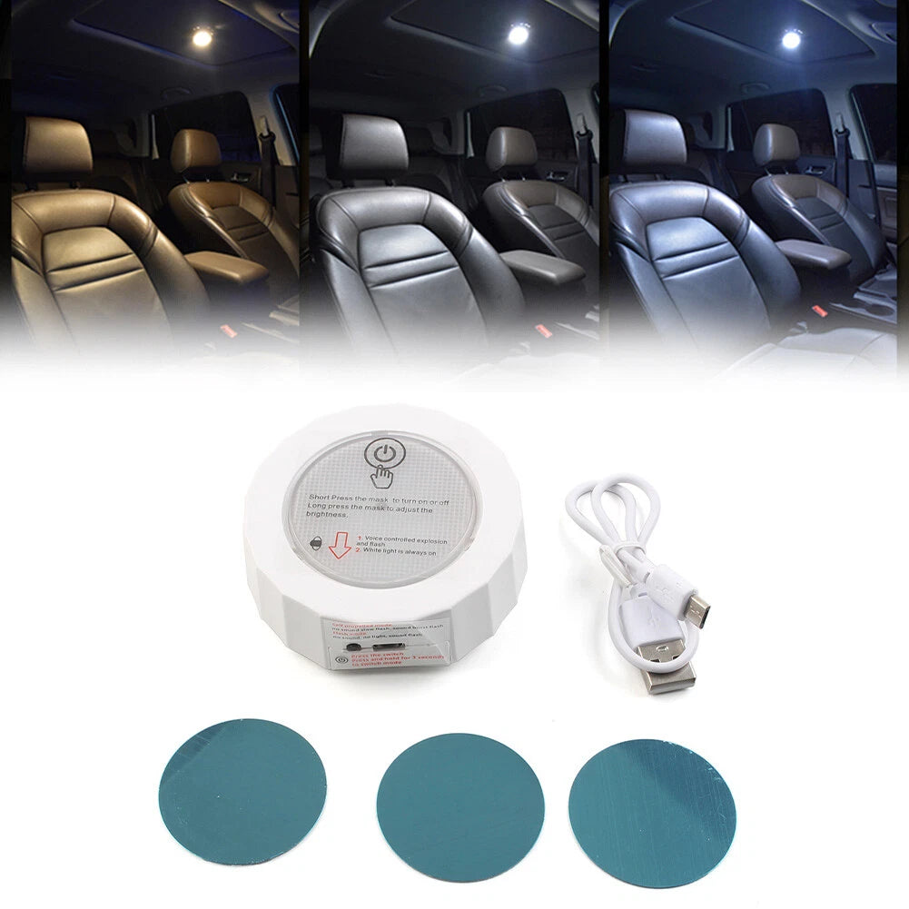 LED Mini Wireless Interior Reading Light for Car Roof Room