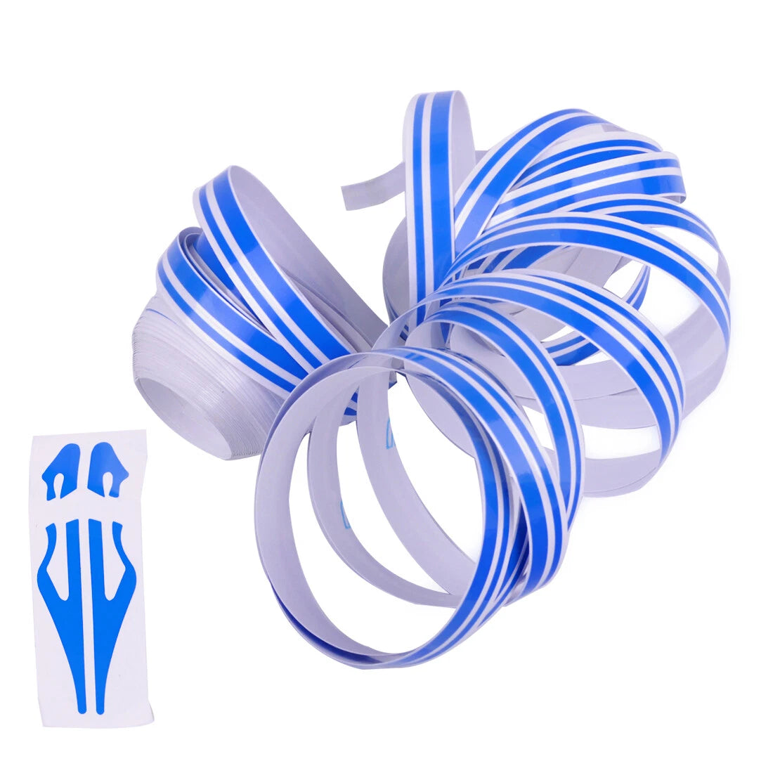 Double Line Pinstripe Sticker Tape for Car Body Decor Blue