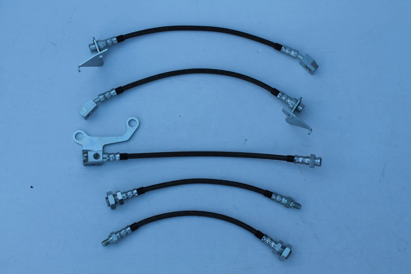 Braided Brake Hose Set (5) for XB, XC, XD Falcon 9" Diff