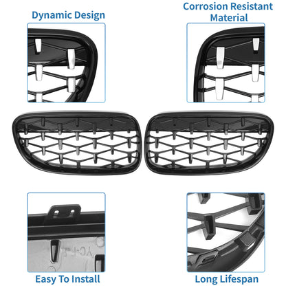 Front Bumper Grille for BMW 335is 328i xDrive 335i xDrive (2007-2013)
