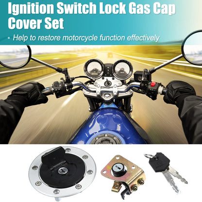 Ignition Switch Gas Cap Seat Lock w/ Key for Suzuki GSXR600