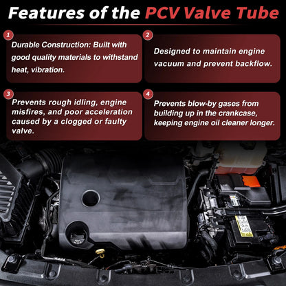 PCV Valve Tube Fitting Kit 3.6L for Chevy Traverse (2012-2017)