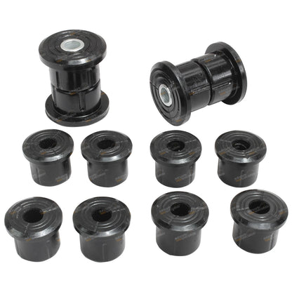 Full Leaf Spring Shackle + Poly Bush Kit for Sierra LJ SJ SJ410 SJ413 MG410