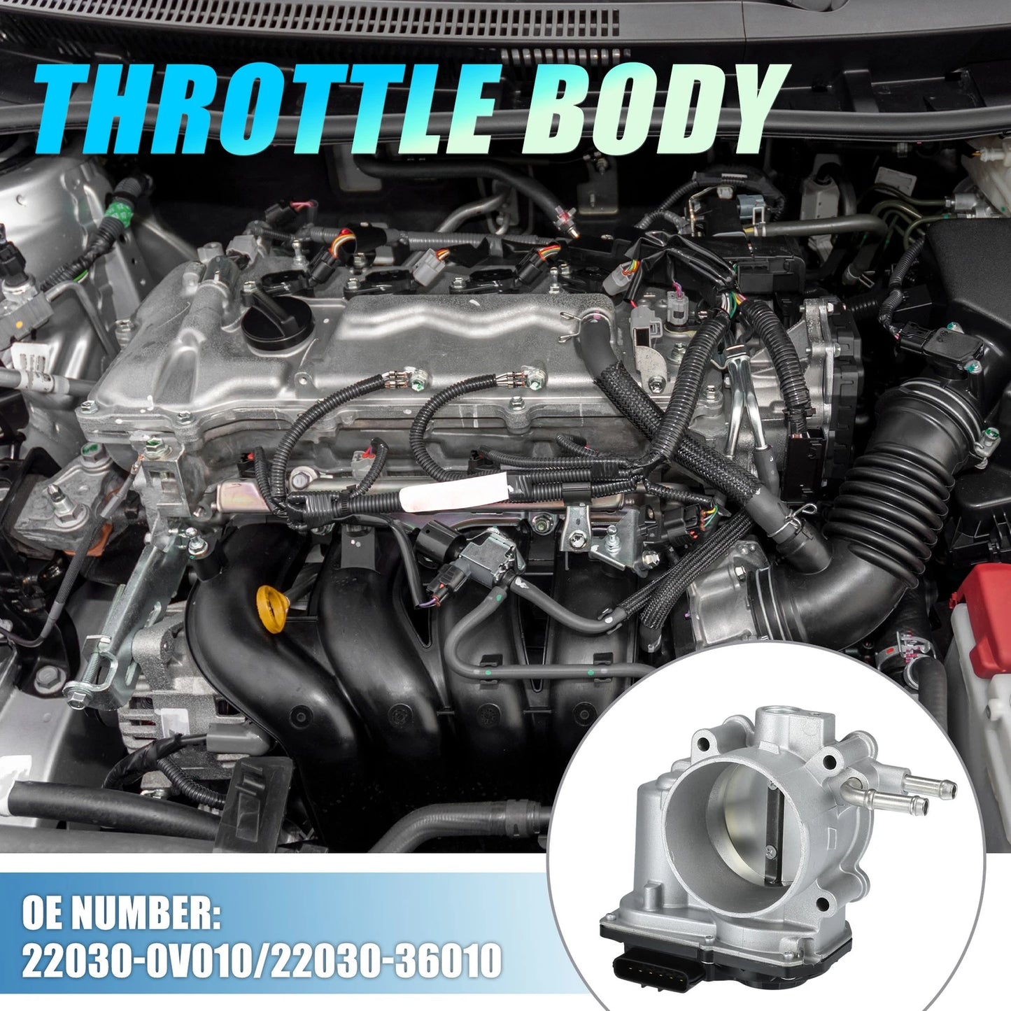 1 x Throttle Body Actuator for Toyota Camry 2.5L L4 (2010–2017)