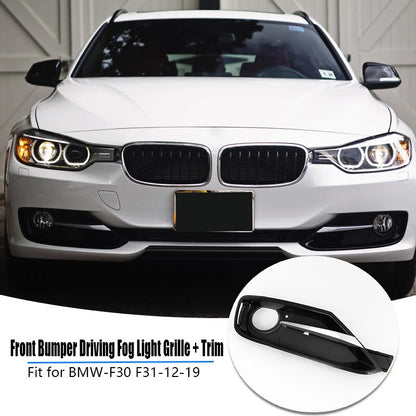 Right Side Front Bumper Fog Light Bezel Cover for BMW F30 320i 328i (2012-2015)