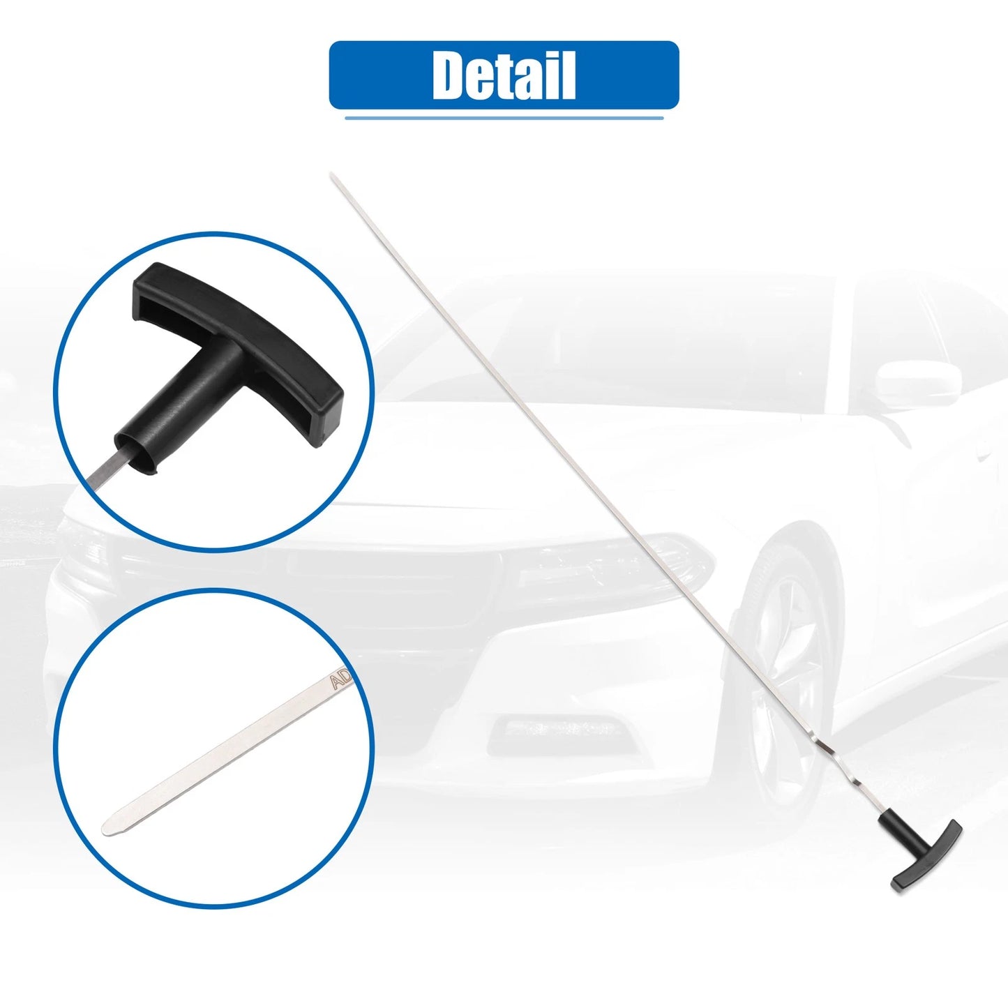 Engine Oil Level Indicator Dipstick for Ford F-250 (1994-1996) Black