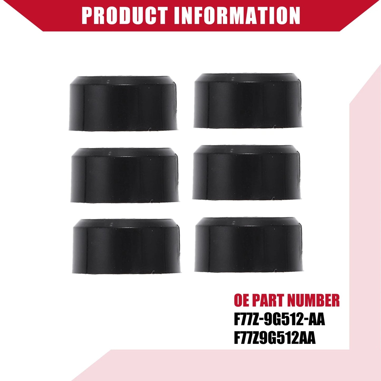 Fuel Injector Seal Adaptor 6 x for Ford Explorer (1995-2001)