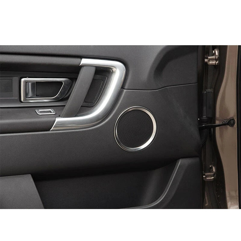 6pcs ABS Door Speaker Grille Cover Ring Trim fit for Discovery Sport 2015-2019