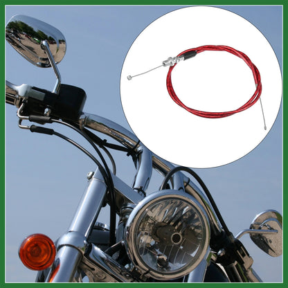 Throttle Cable Wire 47.2" for ATV Quad Bike Red
