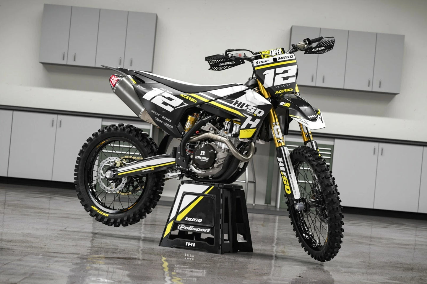 Husqvarna TE FE Graphics Kit Decal Stickers HERO Style (2020-2021)