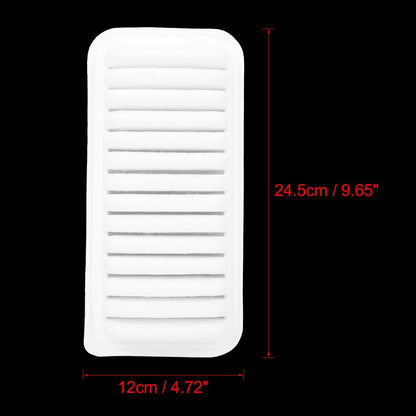 White Car Air Filter with Activated Carbon for Toyota