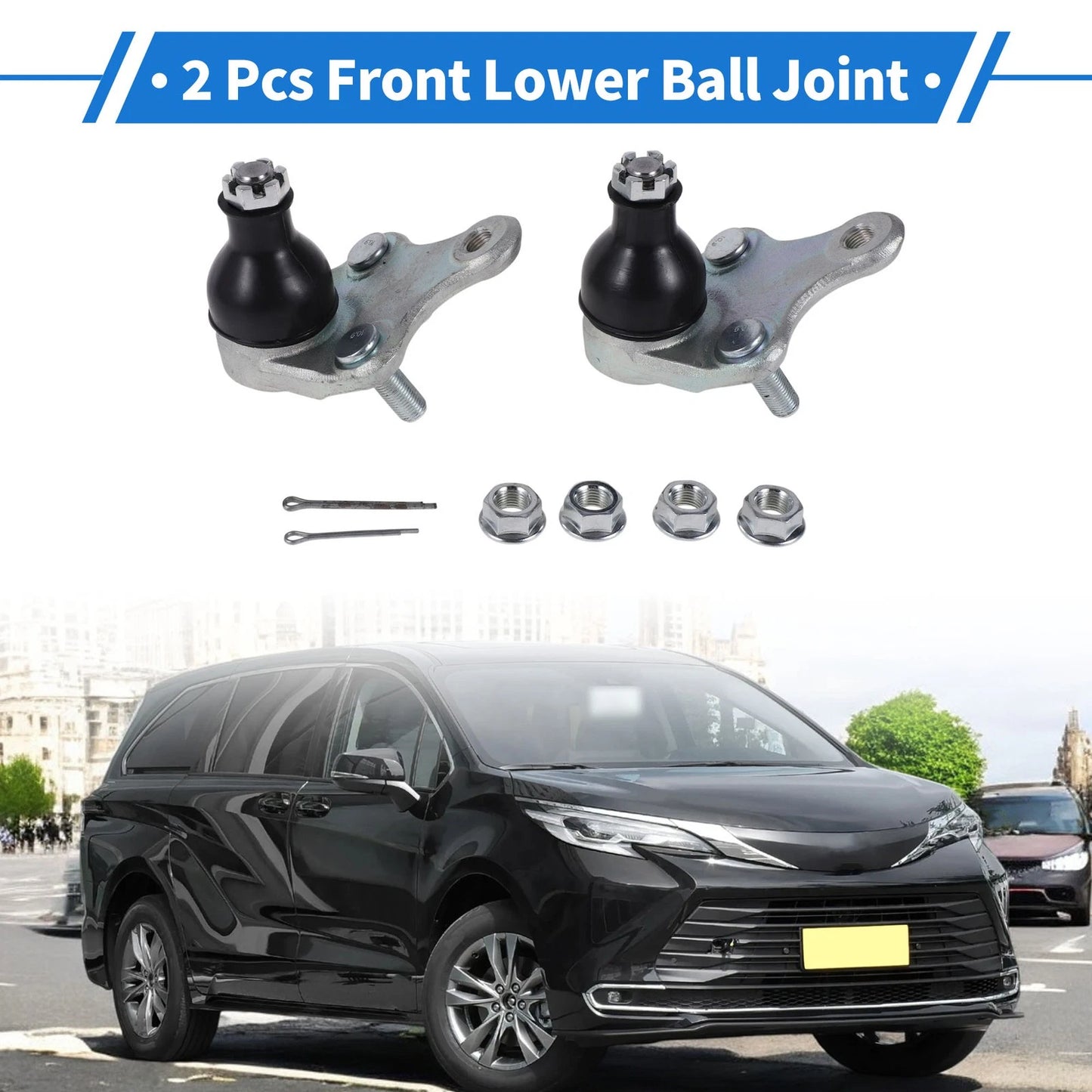 2 x Front Lower Ball Joints for Toyota Camry (2017–2022)