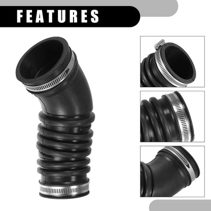 Air Cleaner Intake Hose Tube with Clamps for Toyota Pickup L4 2.4L (1984-1988)