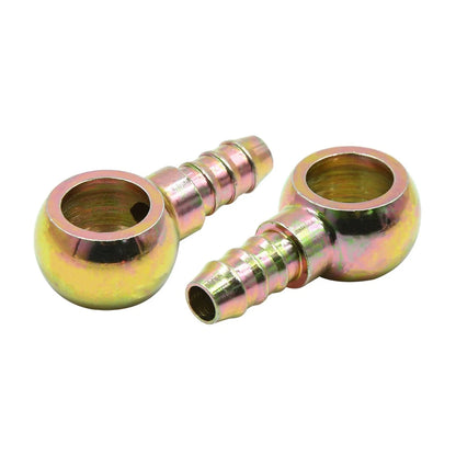 10mm ID Hose Barb 16mm Banjo Fitting Fuel Line Adapter 2 x for Motorcycle Car