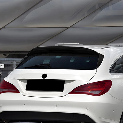 Gloss Black Rear Boot Spoiler Lip for Mercedes Benz CLA X117 (2013-2019)
