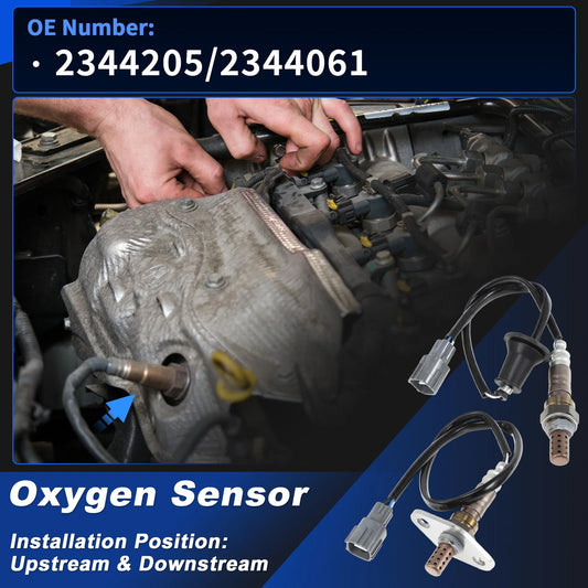 Oxygen Sensor 2 x Upstream/Downstream Oxygen Sensor for Toyota Corolla 1.8L (1998–2002)