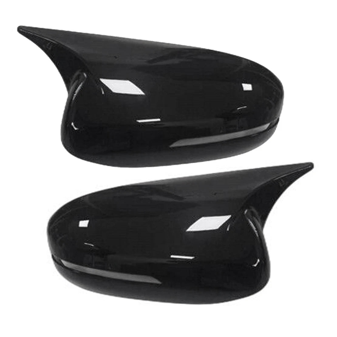 Black OX Horn Rear View Mirror Cover Caps for Kia Optima K5 (2011-2015)