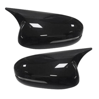 Black OX Horn Rear View Mirror Cover Caps for Kia Optima K5 (2011-2015)
